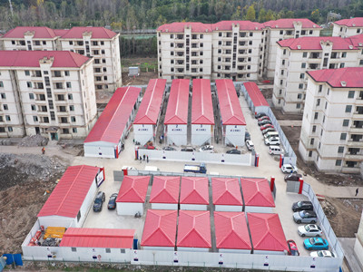 建桥学院上海建工千人工地，九幢132间已完工验收！